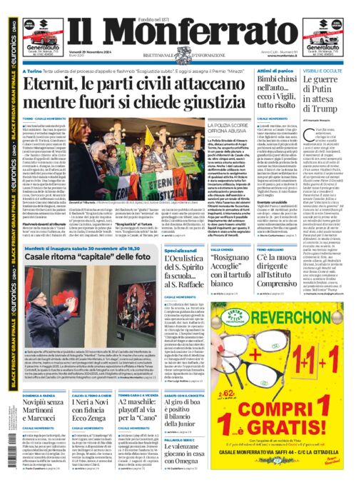 Il Monferrato - Edizione 91 del 29/11/2024